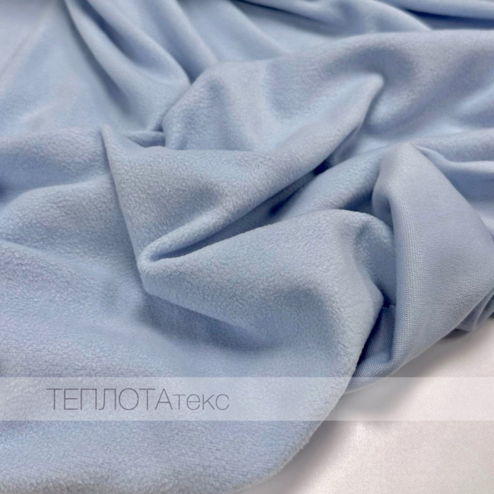 Односторонний флис, плотность 180гр/м2 (Голубой небесный (Air blue))