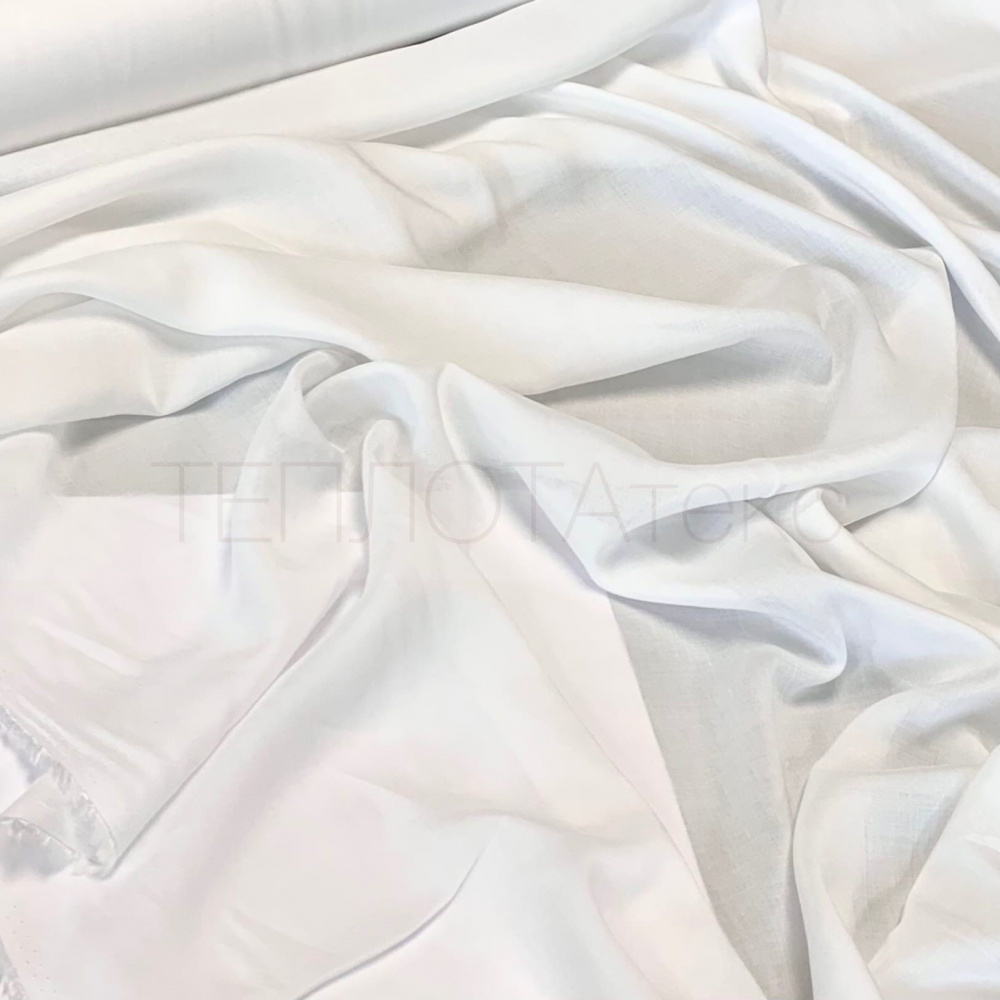 штапель белый подкла