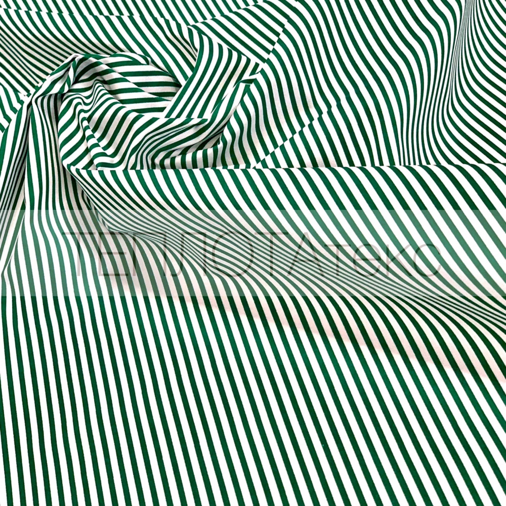 хб полоса белый и зеленый