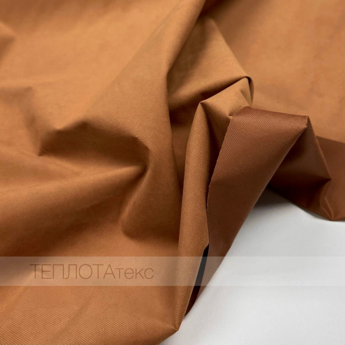 Курточная Твил с пич-эффектом (бархатистая)  (Бурбон (18-1155))