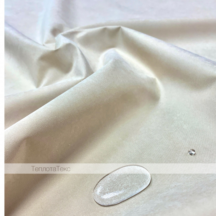 Твил на мембране с пич-эффектом (бархатистый) (Ваниль (Ivory) - Ю)