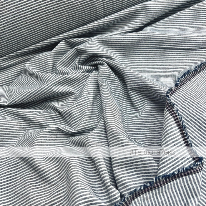 Вареный хлопок, полоса (Темно-серая (узкая))