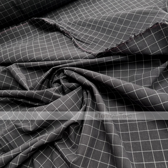 Вареный хлопок, клетка (Графит)